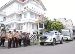 Sekdakab Rohil Dampingi Kapolres Lepas Peserta Jambore Karhutla